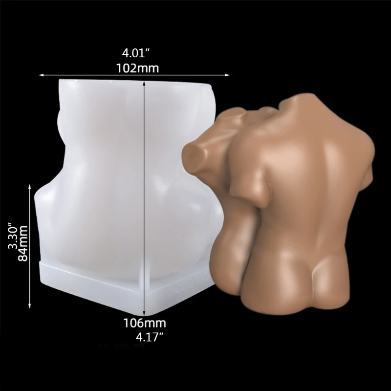 

Креативная силиконовая форма для женщин и мужчин, форма для свечи, форма для боди-арта, для искусства дома