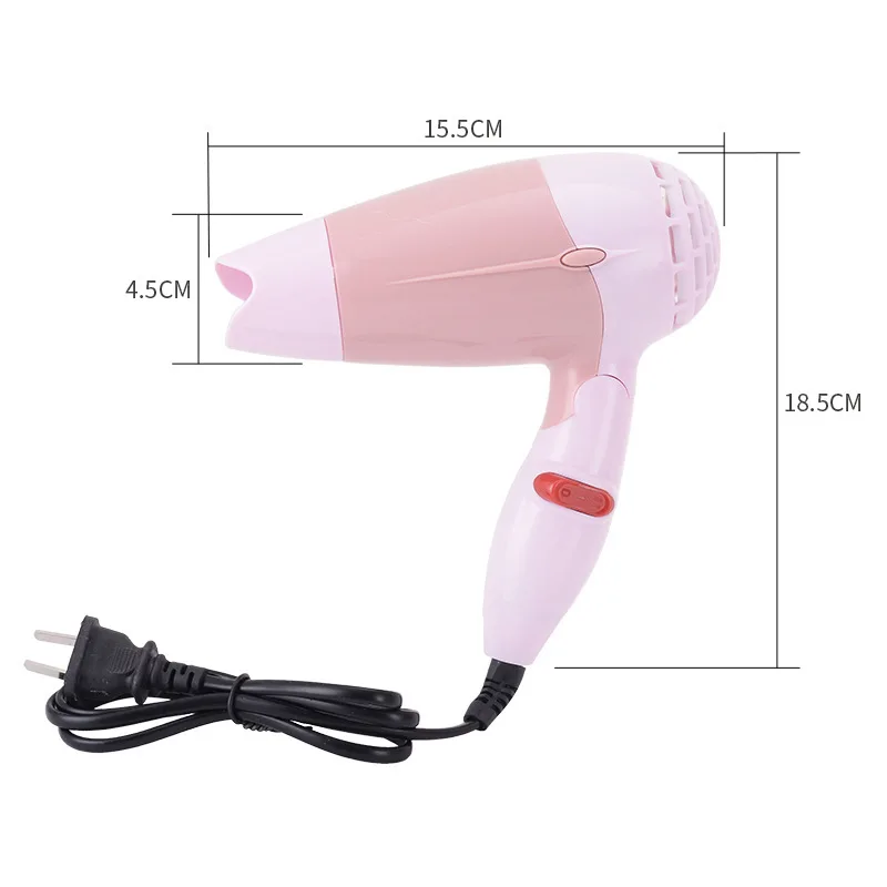 

Mini Hair Dryer Hot Wind Low Noise Foldable Electric Hair Blower Hair Salon Styling Tools for Travel Home Use 1000W220V
