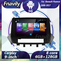 fnavily 9 android 11 car audio for renault fluence 2008 2017 car video gps dvd player stereos dsp radio navigation 5g mp3