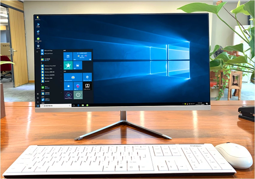 19 'ད 5'' 23 6 ''дюймовый ЖК монитор i3 i5 i7 cpu 2GB ram 128GB SSD 1 ТБ настольный