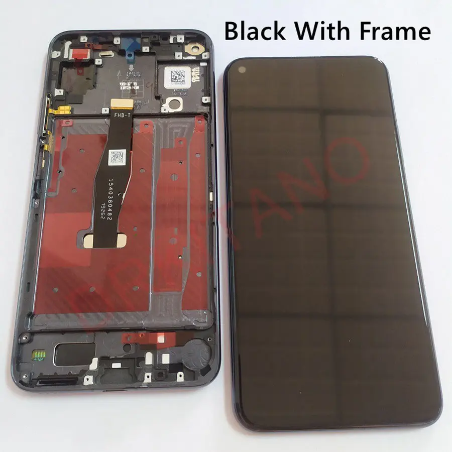 Дисплей для huawei Honor 20 lcd дисплей кодирующий преобразователь сенсорного экрана в сборе с рамкой для huawei Honor 20 YAL-L21 lcd