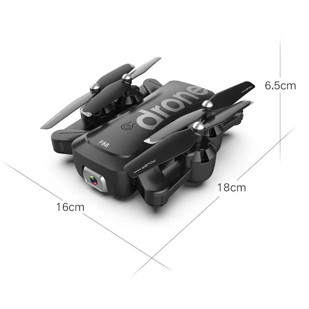 Wi Fi дрона с дистанционным управлением 4K двойной Широкий формат Камера