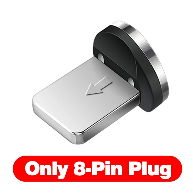 For iPhone Plug INIU 2 м Магнитный кабель Micro Тип usb C Зарядное устройство для зарядки для iPhone XS X XR 8 7 samsung S8 магнит Android телефонный кабель Шнур - Цвет: For iPhone Plug