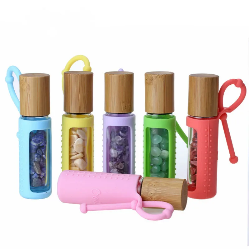 10ml Essential Oil Bottle Silicone Protective Cover Anti Slip Cover Bottle Do Not Including 100pcs/lot P241