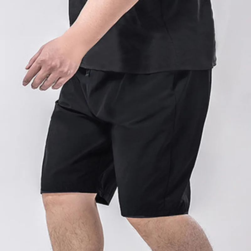 

Summer men shorts 5XL 6XL 7XL Plus size shorts men black color