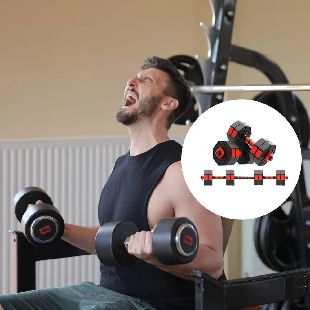 

Men Bar Fitness Dumbbells Detachable Dumbbell Arm Muscle Trainer