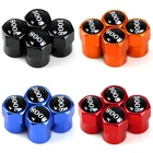 Алюминиевые колпачки клапанов, 4 шт., колпачки для автомобильных колесных шин, клапаны, штоки шин, воздушные колпачки для Peugeot 3008 2009-2018, автомобильные аксессуары