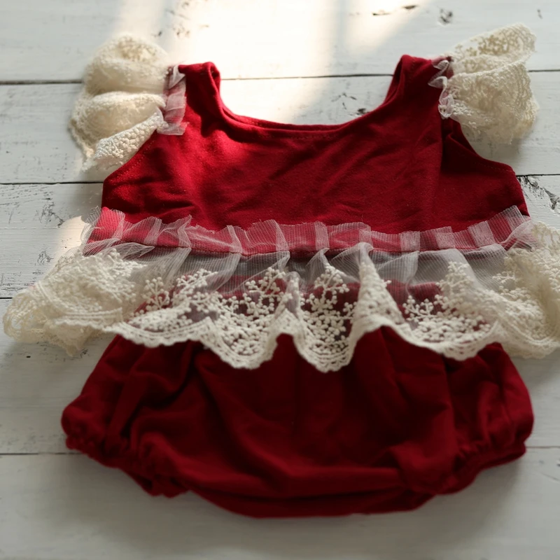 Летняя одежда для новорожденных девочек реквизит детской фотографии эластичный