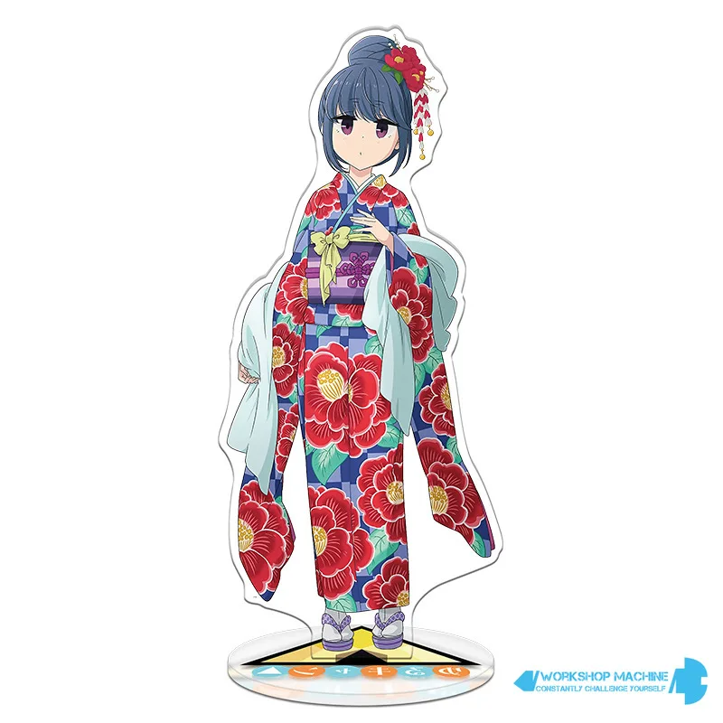 

Laid-Back Camp Nadeshiko Kagamihara Chiaki Ogaki Aoi Inuyama Cosplay Acrylic Animation Stand 21cm