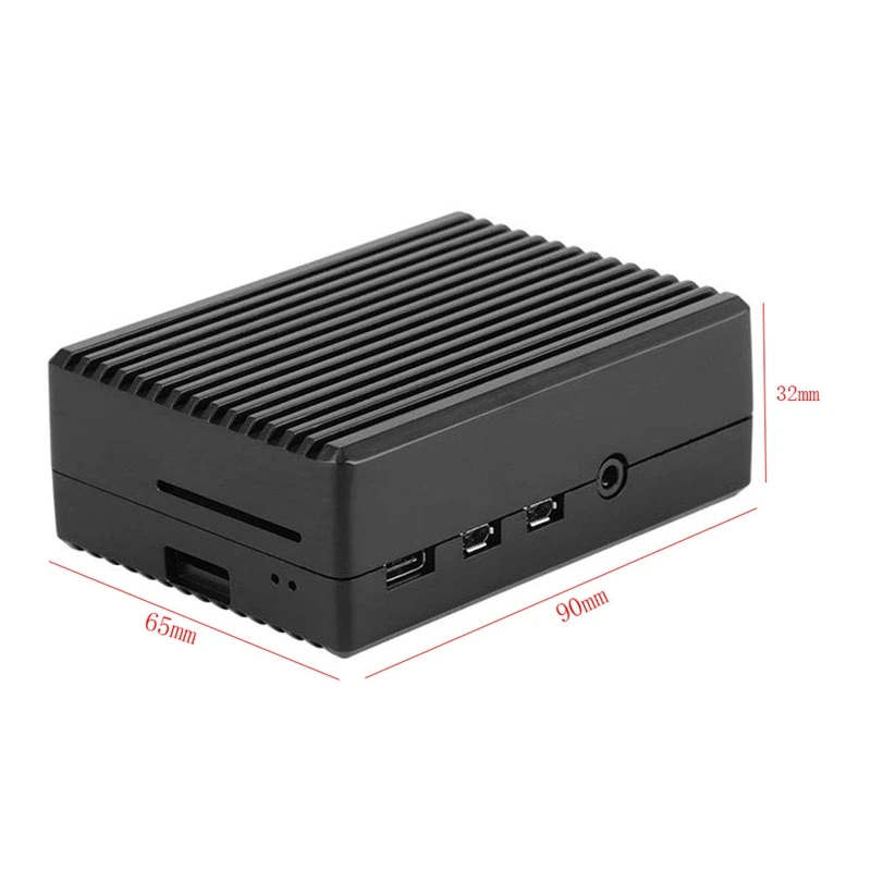 Чехол из алюминиевого сплава для Raspberry Pi 4 Модель B с охлаждающей колонкой чехол