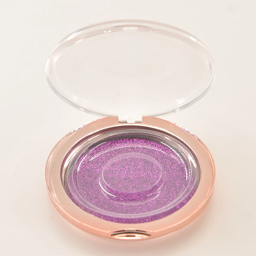 

Wholesale Eyelash Packaging Box Lash Boxes Package Custom Round Plastic Lavender Mink Lashes Cosmetic Storage Case bulk Vendors