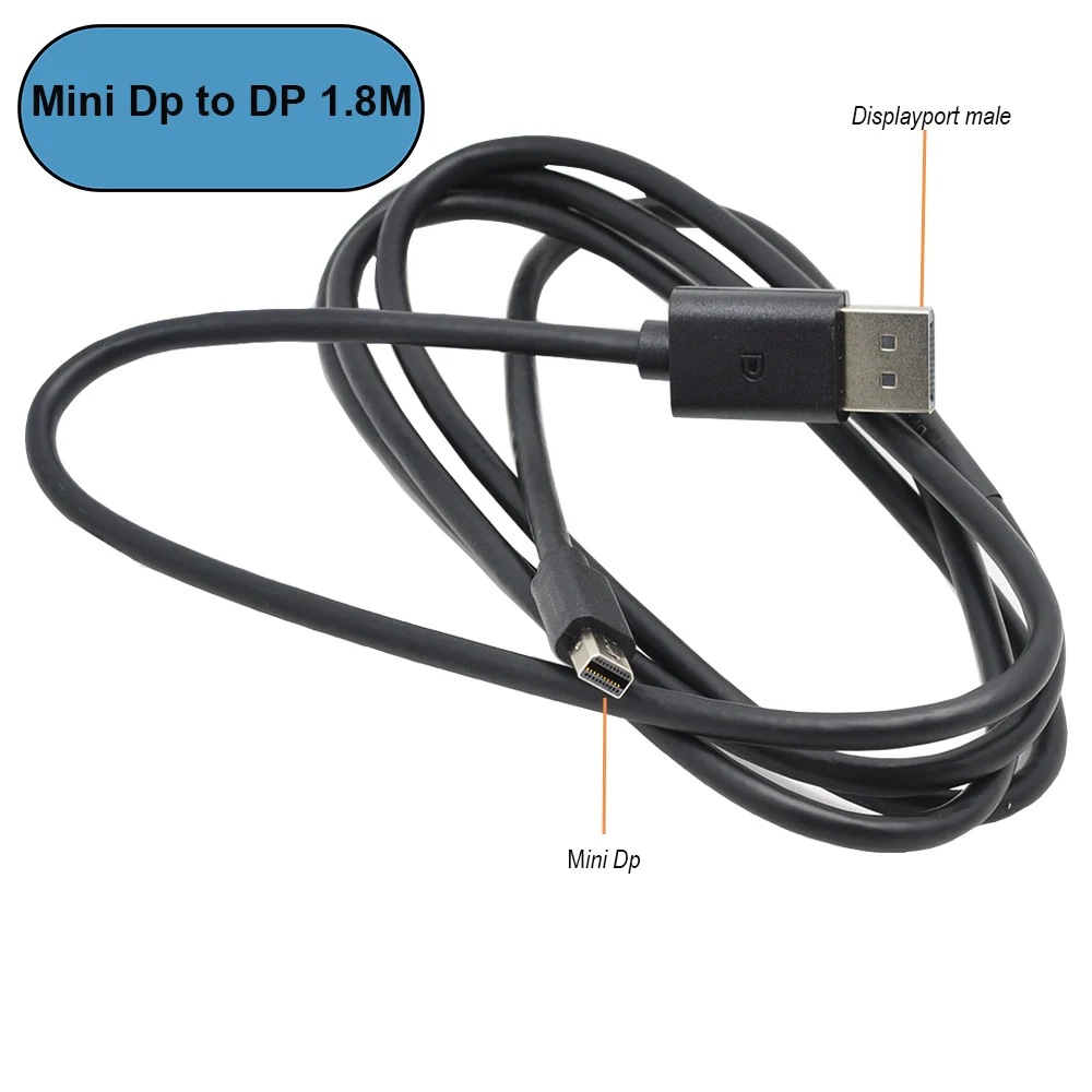4K Mini dp к Displayport кабель адаптер до 4K/60Hz 2K/144Hz для apple macbook pro air mini Asus Lenovo HP Dell pc