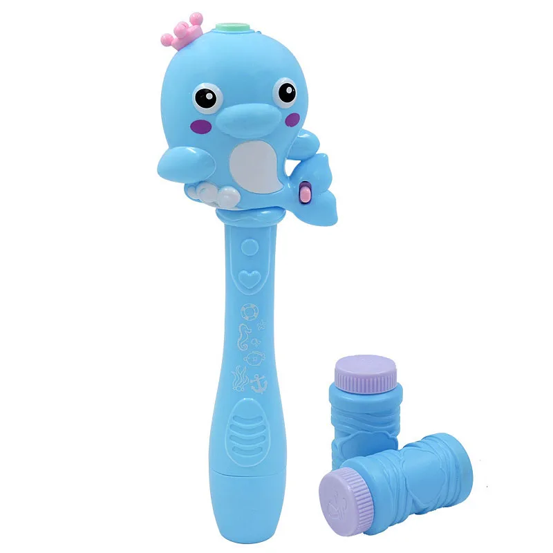 Электрическая волшебная палочка автоматический мыльный пузырьковый дующий