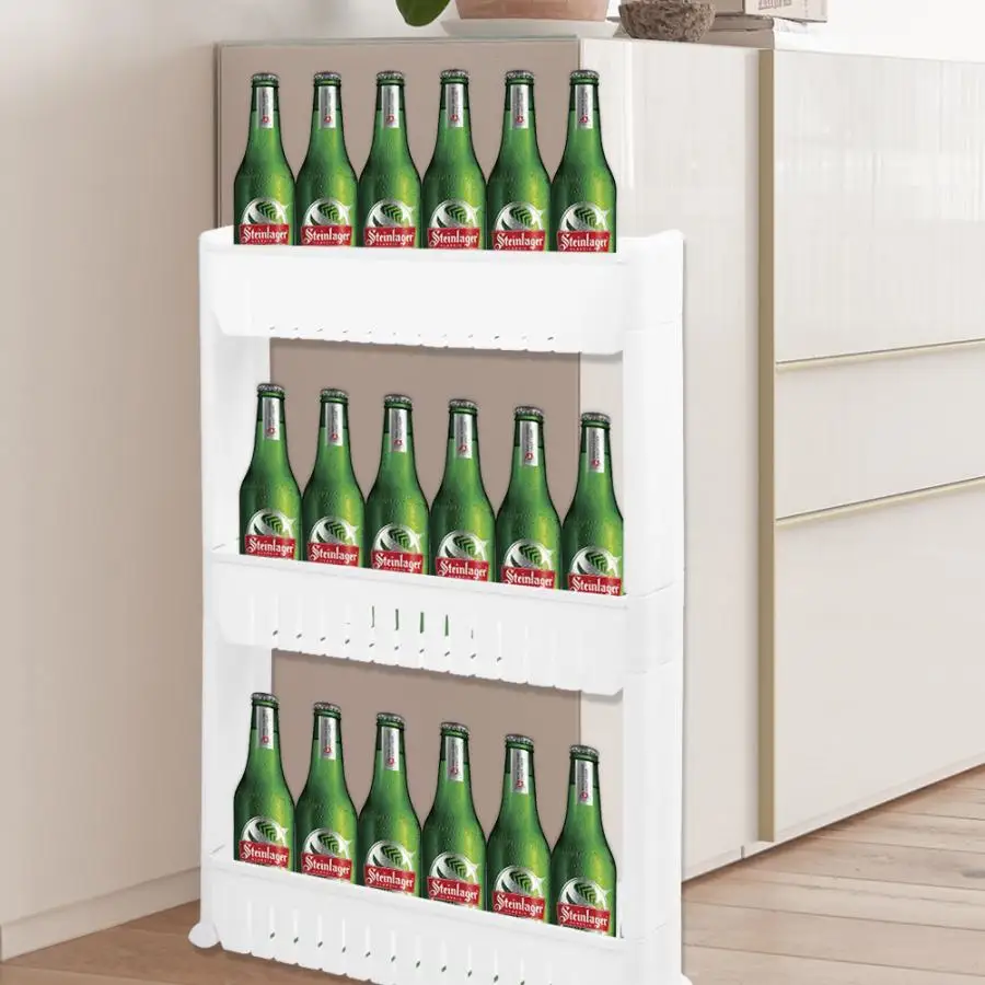 Горячая Распродажа 3/4 Яруса Выдвижная тонкая башня для кухни Экономия места