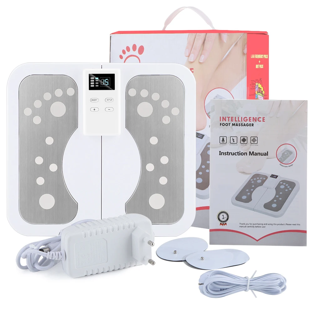 

Electric LED Foot Massager Pad Foldable 50 Gears 10 Modes Relax Feet Muscles Foot Massager Mat Foot Spa Health Care Instrument
