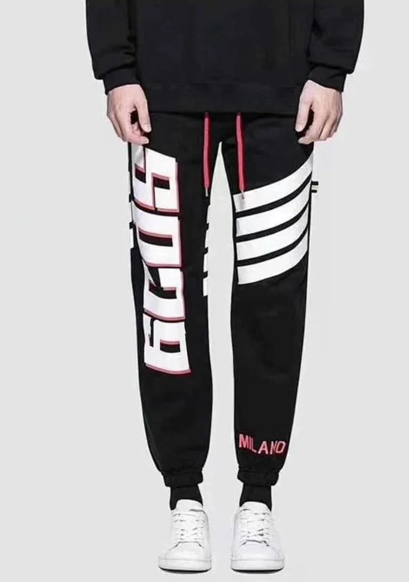 

mb vivia 21ss men women casual high street Hip Hop 6cds Pants