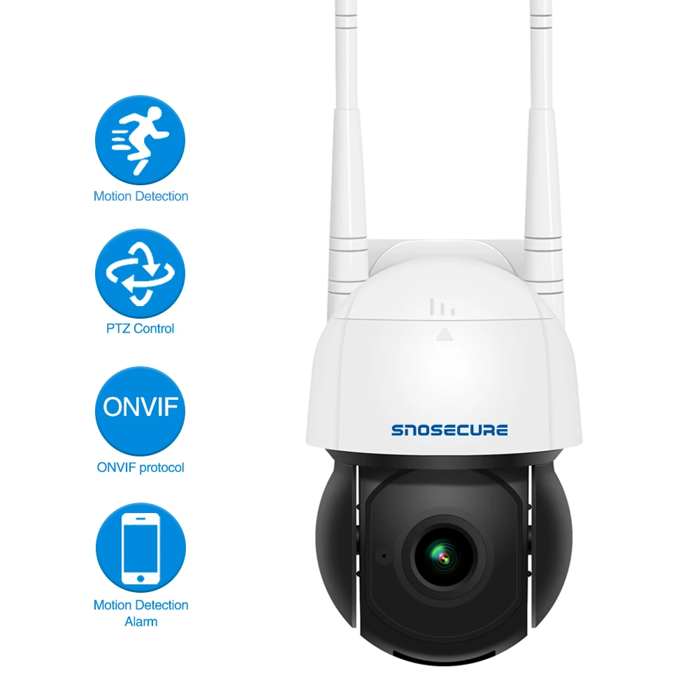 IP камера видеонаблюдения SNOSECURE 3 Мп PTZ Wi Fi|Камеры видеонаблюдения| |