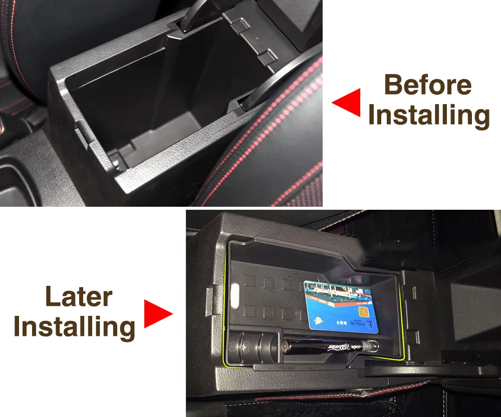 Автомобильный ящик для перчаток подлокотник вторичное хранение подходит Suzuki SX4