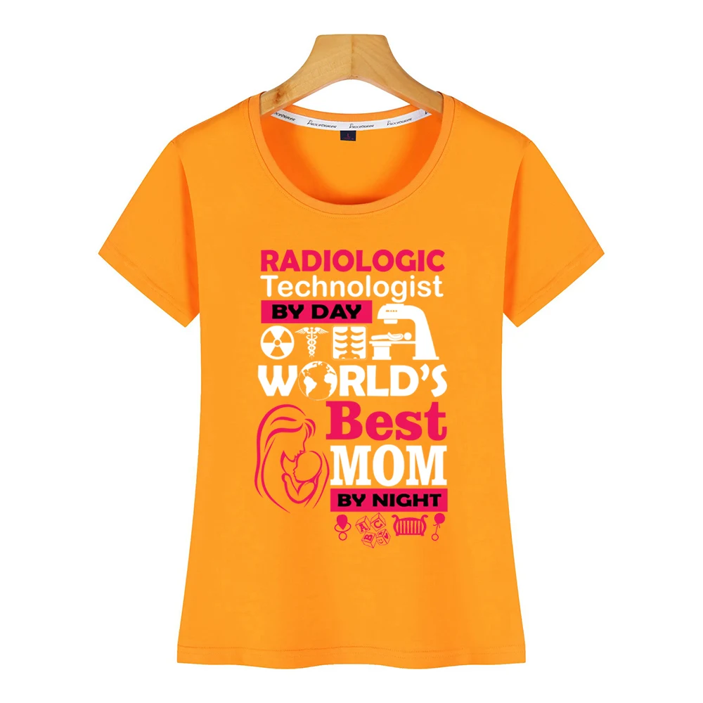 Женская футболка с круглым вырезом и радиологом винтажная короткая женская