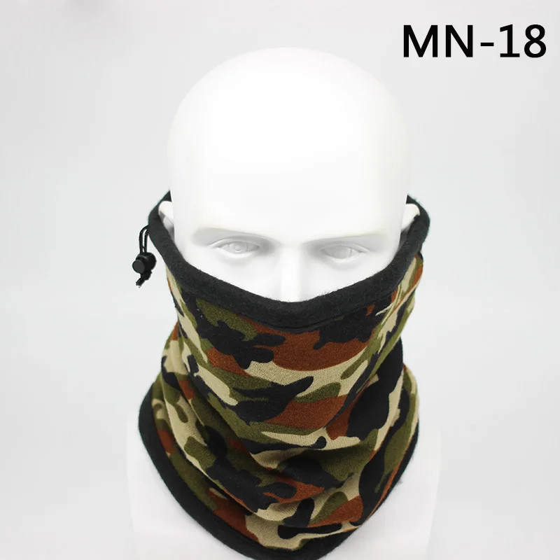 N-18 Модная мужская зимняя однотонная бандана, повязка на голову, шарф, теплый Многофункциональный бесшовный трубчатый головной шарф, маска для лица, кольцо, шарф унисекс - Цвет: N-18