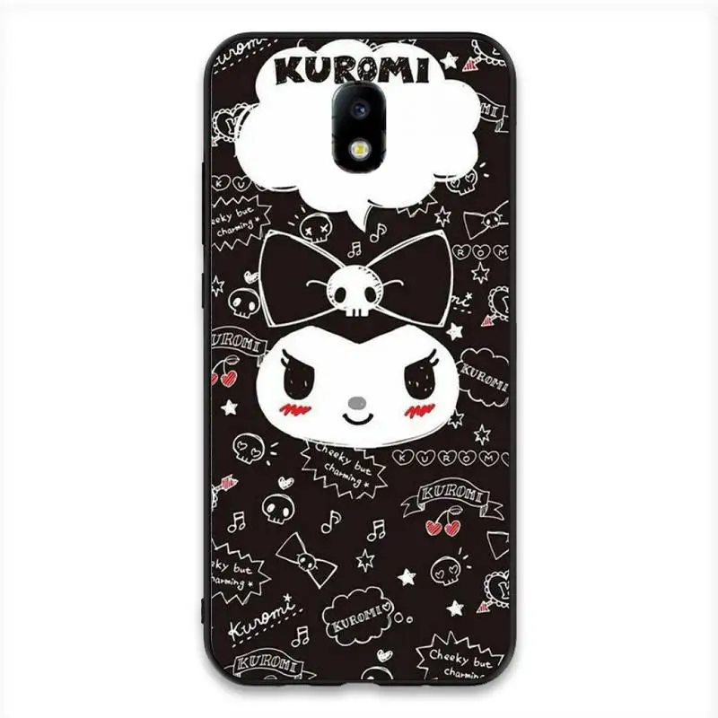 

YNDFCNB Cute cartoon Kuromi Phone Case For Samsung J7 J8 J6 J4Plus J5 J7Prime J2 J5Prime M10 M20 M30