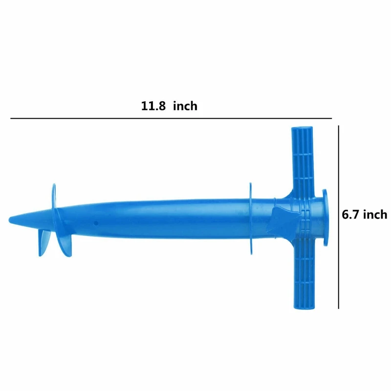 

Outdoor Umbrella Base Adjustable Plastic Sun Beach Patio Umbrella Sand Ground Fixing Tools Anchor Stand Spike Auger Keep Holder
