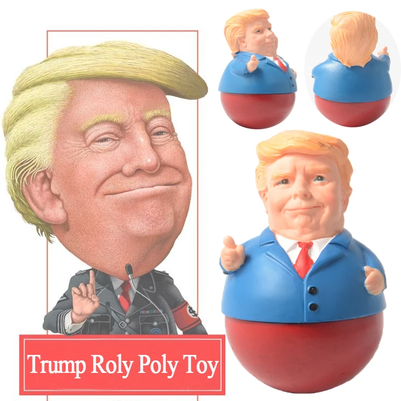 Забавный Дональд Трамп 2020 резиновый роли поли стакан кукла игрушка сохранить