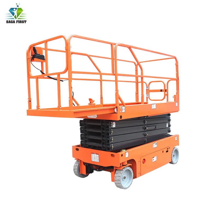 10m Electric Self Moving Scissor Lift Table Hydraulic Man |