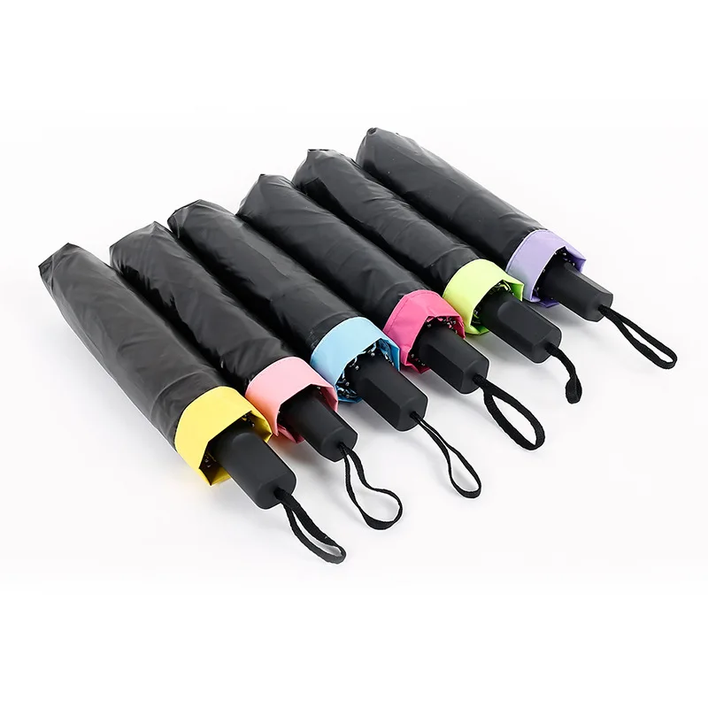 

Little devil umbrella vinyl folding small black umbrella UV umbrella Sun umbrella