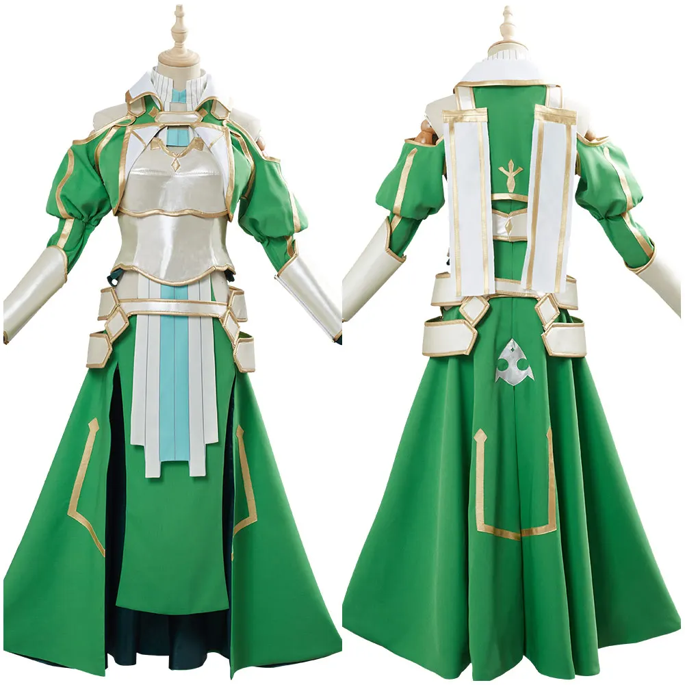 Аниме Sword Art Online Косплей SAO костюм Leafa Suguha Kirigaya женское платье для девочек наряд на