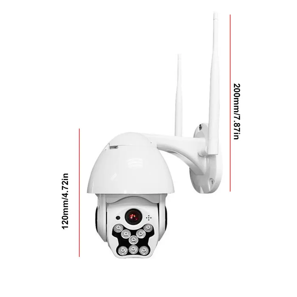 

1080P PTZ IP Camera Wifi Outdoor Speed Dome Wireless Wifi Security Camera Pan Tilt 4X Digital Zoom 2MP Network CCTV Surveillance