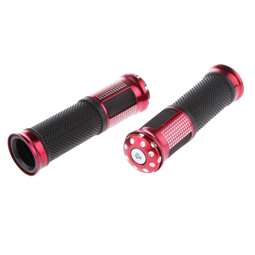 

CNC Handlebar Handle Manual Gel Rubber Left Right Grip Easy to Install Motorcycle Accessory