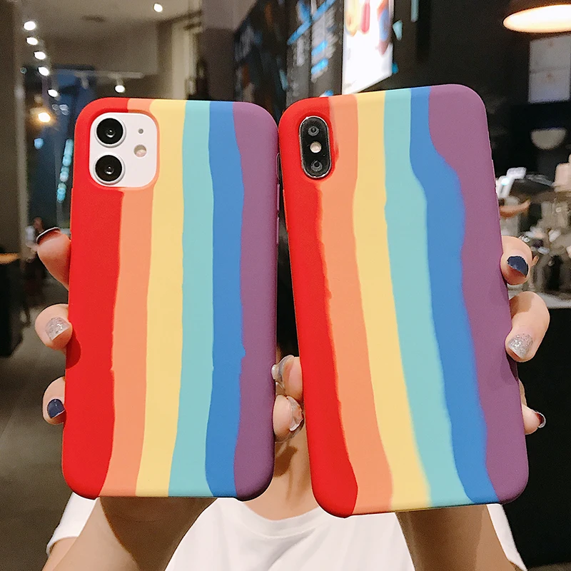 

Original Liquid Silicone Case For iPhone 7 8 Plus Back Cover For Apple iPhone 11 Pro MAX XR X XS MAX 12 mini 6 7 PLUS Phone Case