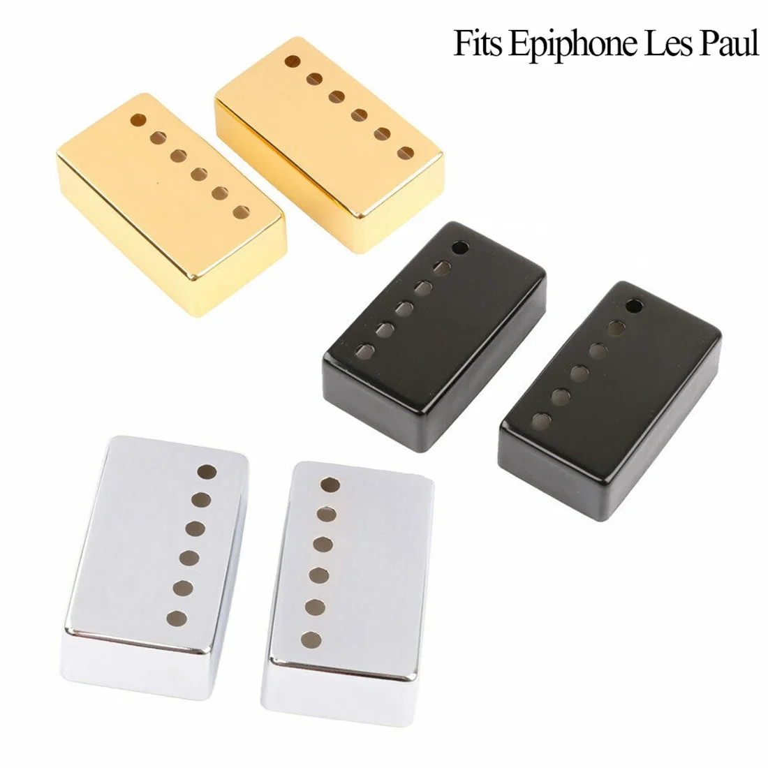 

50 / 52mm Chrome Metal Pickup Cover for Lp Style Electric Guitar Pickup Covers Silver Black Gold 1pc