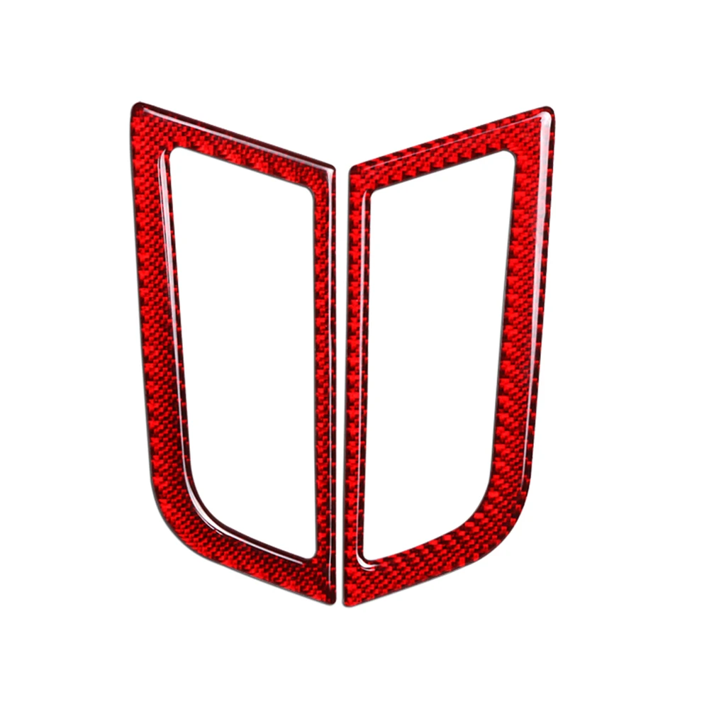 

Carbon Fiber Side Air Conditioner Outlet Frame Cover Trim for Ford Mustang 2015-2019 Interior Decoration Car Accessories Sticker