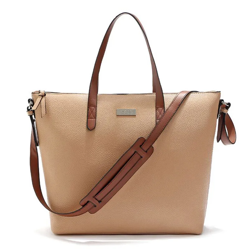

New Messenger Shoulder Bag European and American fashion lychee pattern bag