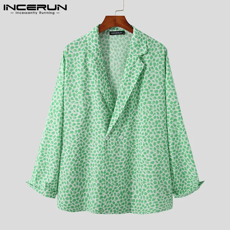 

Мужская рубашка с отложным воротником и длинным рукавом, с принтом