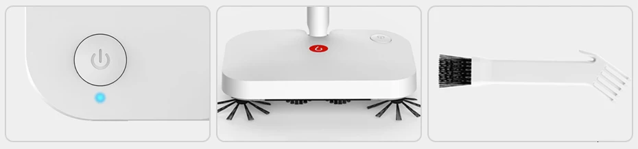 Xiaomi Yijie беспроводной ручной уборочная машина Ye-01 Умный интеллектуальный подметальный светильник тонкий очиститель пола