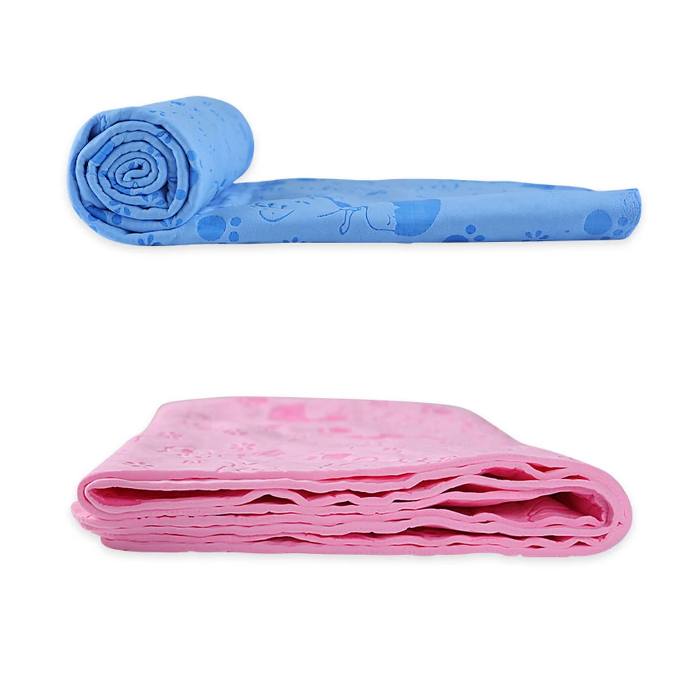 

1PC Multifunctional Pet Bath Washing Towel Deerskin Suede Towel Deerskin Pet Towel Synthetic Super Absorbent Towel for Pets