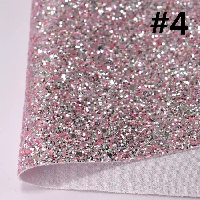 4- Baby pink sliver 30 см X 134 см рулон серебристого цвета микс красный розовый синий массивный шестигранный блестящий материал искусственная кожа для бантов украшение дома ремесло AY295 - Цвет: 4- Baby pink sliver