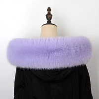 women faux fox fur collar shawl furry fur collar for winter coat hood fur decor fake fur scarf parkas coat fur collar scarves