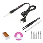 Набор паяльника с регулируемой температурой, 80 Вт, 2021 ЖК-дисплей