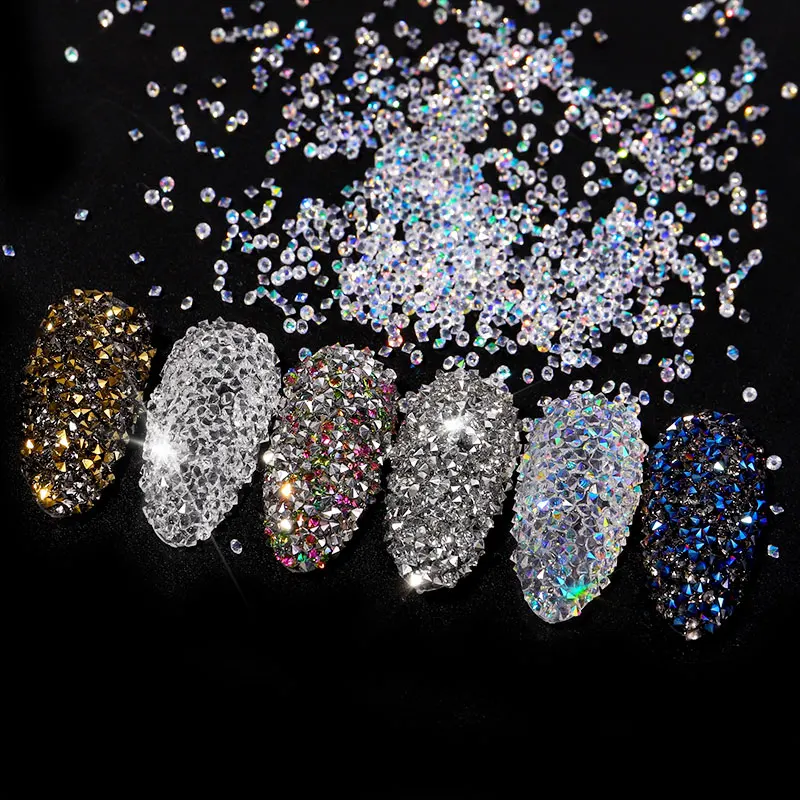 Symphony Glitter Caviar Nails Rhinestones Fairy Micro Crystal Beads 3D Nail Art Accessories DIY Pixie Design Manicure Decoration |
