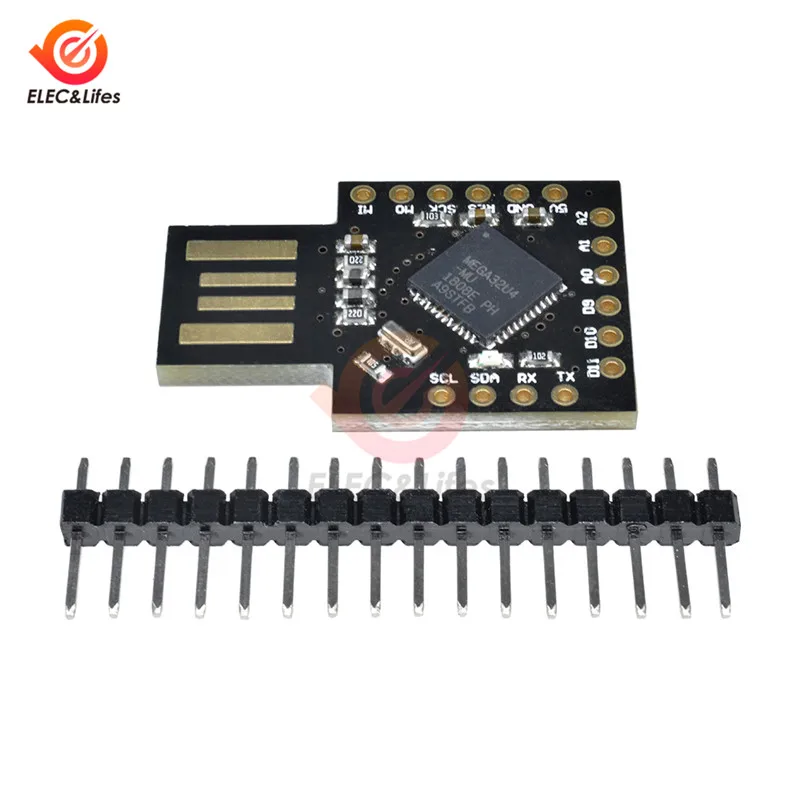 Pro Micro Beetle клавиатура BadUSB USB ATMEGA32U4 модуль мини макетная плата расширения 16 МГц DC 5 В