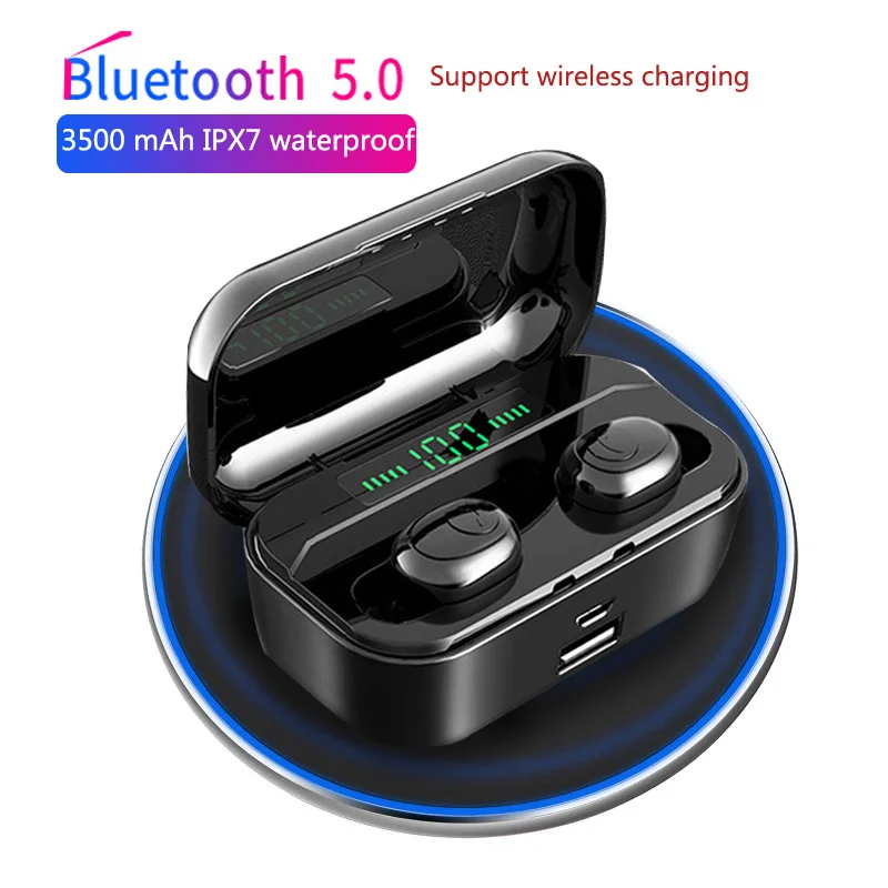 GIAUSA 3500 мА/ч оригинал G6S Bluetooth наушники QI Беспроводной зарядки Водонепроницаемый