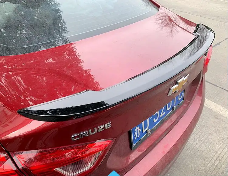 Для Chevrolet новый спойлер Cruze 2017 2018 2019 ABS Материал заднее крыло автомобиля праймер