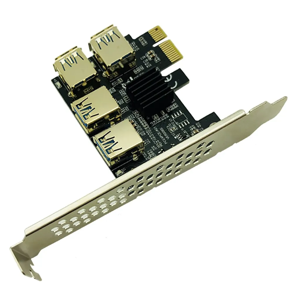 Новинка PCI-E Райзер PCI Express 1X до 16X карта от 1 4 USB 3 0 усилитель концентратор адаптер с