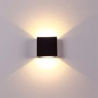 Внутренние светодиодные Настенные светильники 6 Вт, 85-265 В переменного тока, алюминиевый декоративный бра, светодиодный настенный светильник для спальни, теплый белыйнатуральный белыйхолодный белый