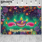 Традиционный тематический фон Diwali для фотосъемки, праздничный декор для семейной комнаты, баннер на заказ, Виниловый фон для детского дня рождения