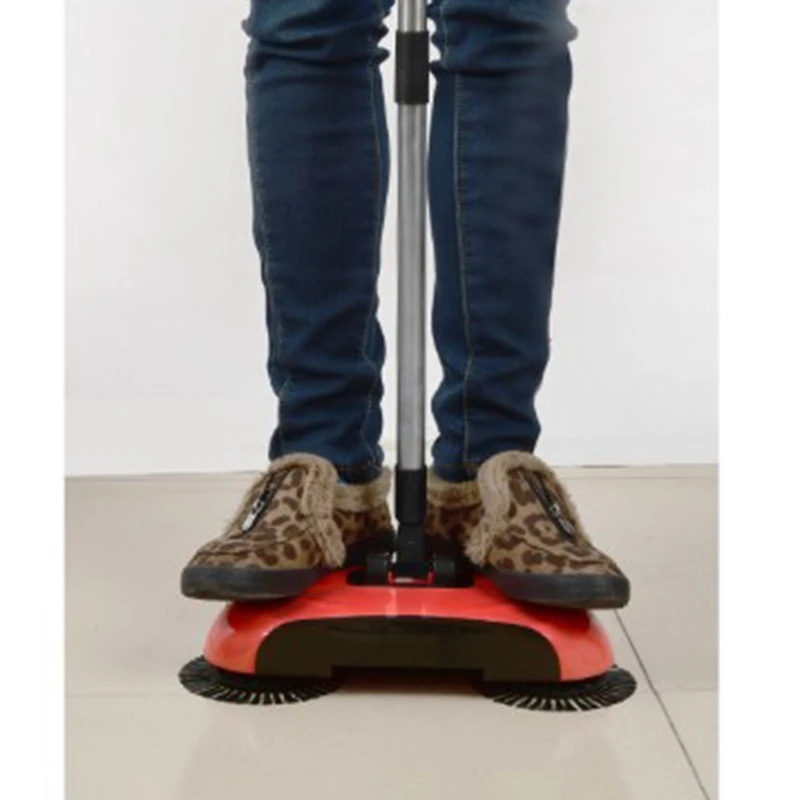 Нержавеющая сталь er ручной нажимной тип толчок ic метла Пылезащитная ручка